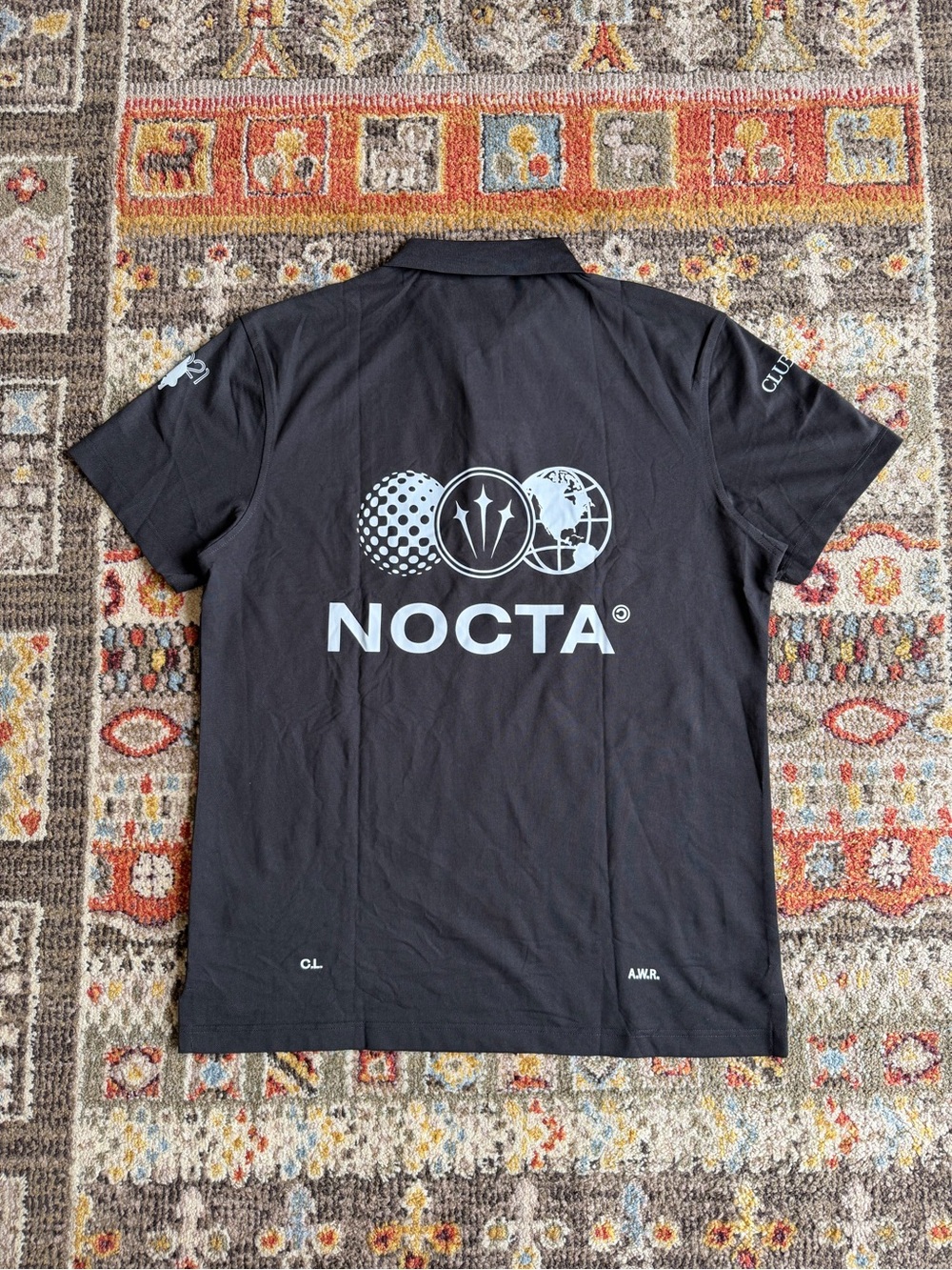 Men’s Black Golf Polo Shirt